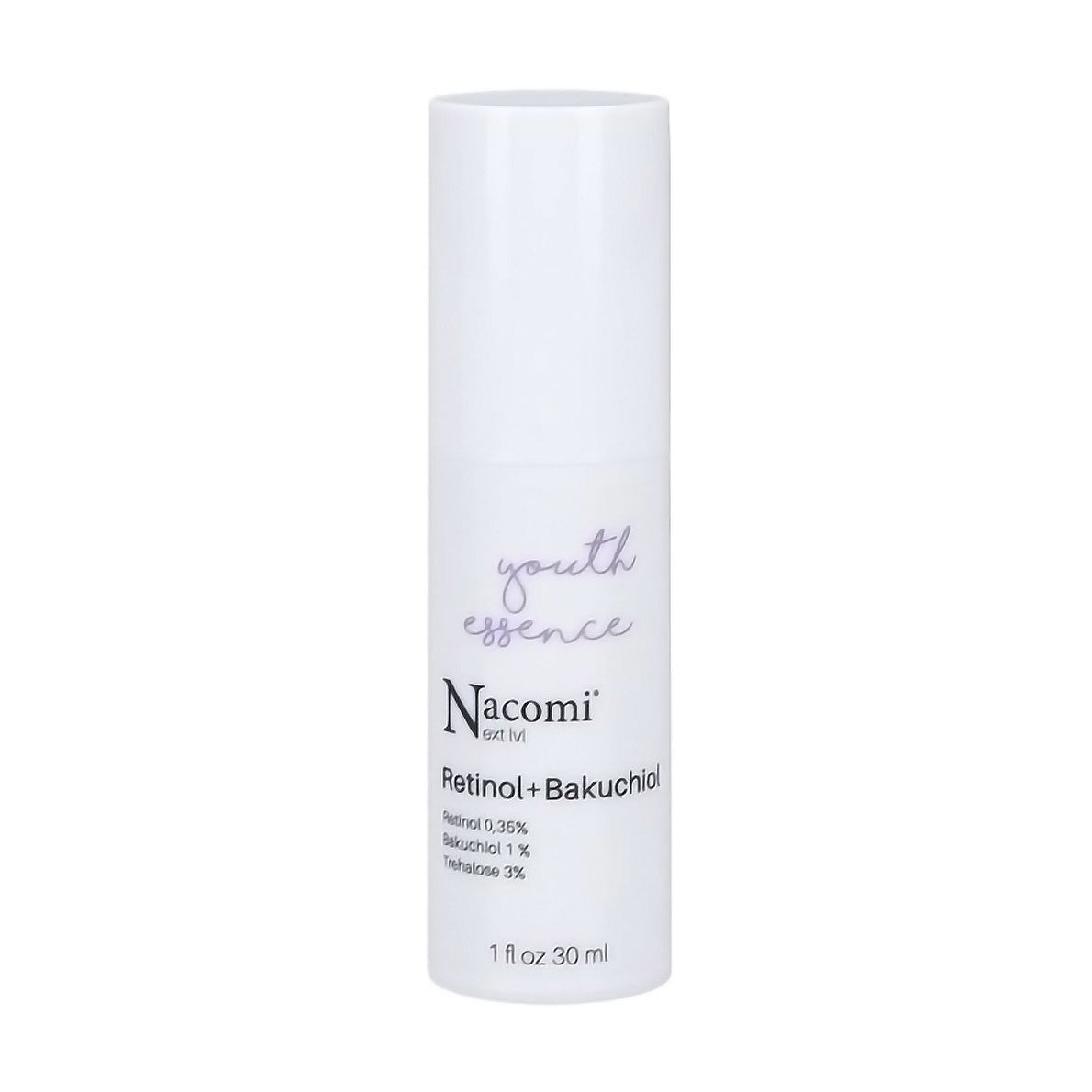 Нічна сироватка для обличчя Nacomi Next Level Retinol 0,35% + Bakuchiol 1% з ретинолом та бакучіолом, 30 мл