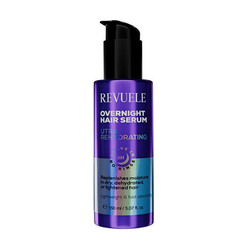Нічна сироватка для волосся Revuele Overnight Hair Serum Ультразволоження 8 годин, 150 мл
